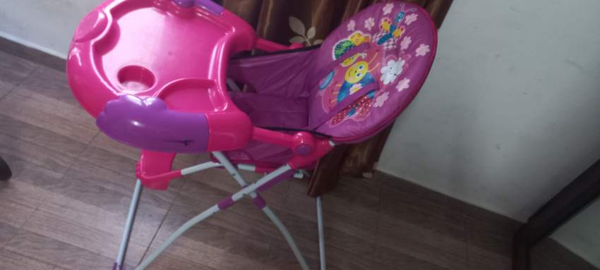 Baby feeding high Chair Pink - 0 - Kids Stuff  on Aster Vender