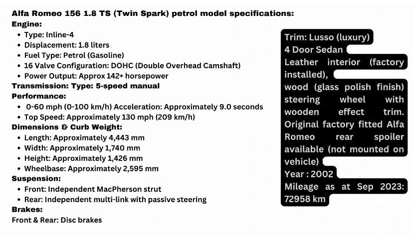 Alpha Romeo 156 - 5 - Sport Cars  on Aster Vender