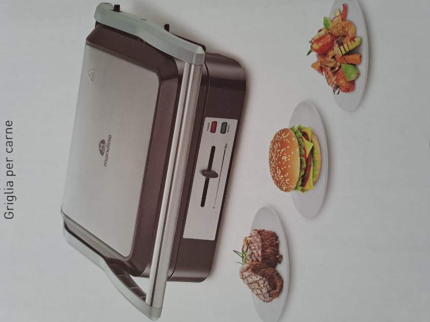 Mandine Electric Meat Grill and Barbecue