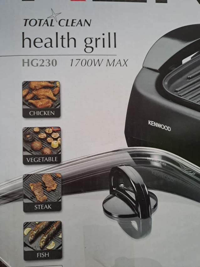 KENWOOD Electric Health Grill 1700 Watts, Black - 3 - Kitchen appliances  on MauriCar