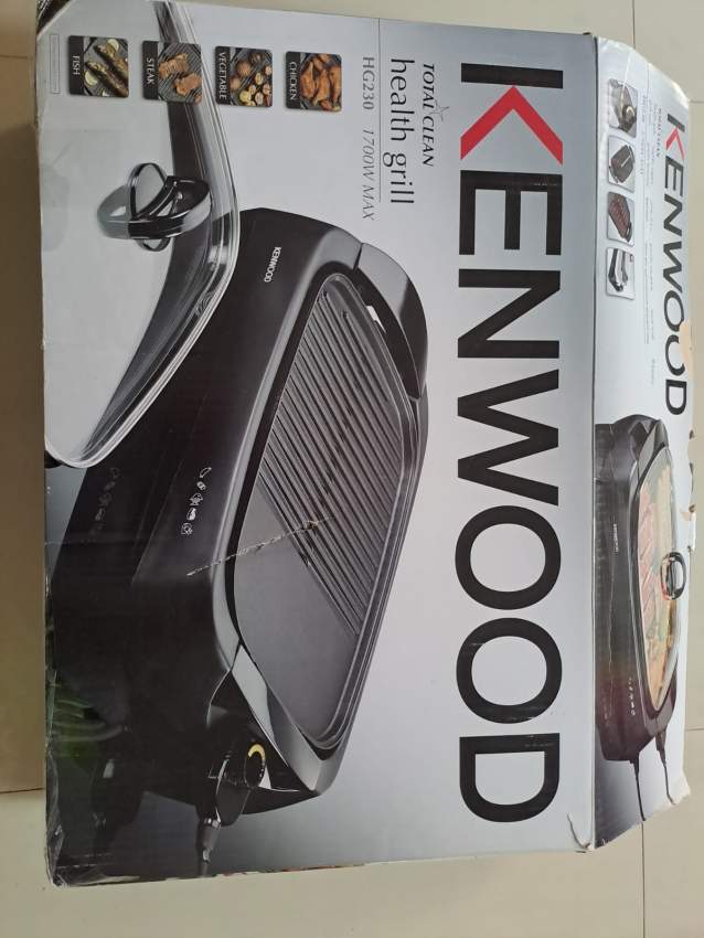 KENWOOD Electric Health Grill 1700 Watts, Black - 5 - Kitchen appliances  on Aster Vender