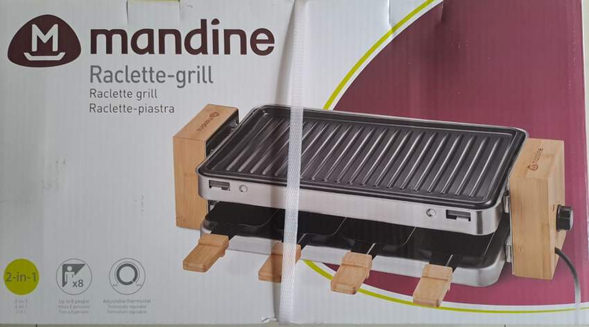 MANDINE RACLETTE GRILL 2 EN 1 - 0 - Kitchen appliances  on Aster Vender