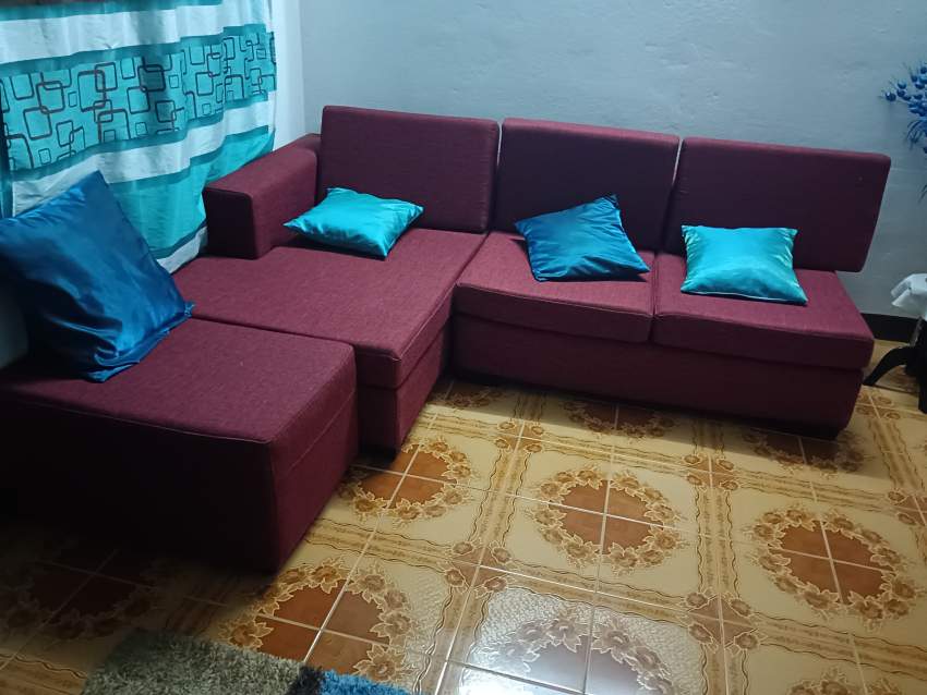 L-shape sofa to sell - 1 - Tables  on Aster Vender