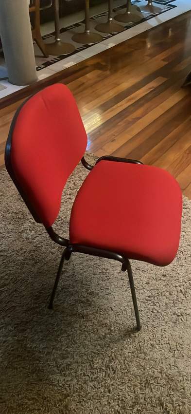 Office chairs no armrest RED/BLUE/BLACK