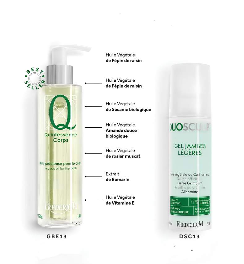 Huile Quintessence & Gel Jambes Legeres - 1 - Massage products  on MauriCar