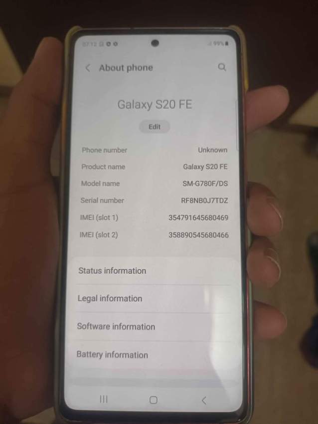 Samsung S20 FE for sale urgent - 4 - Android Phones  on MauriCar