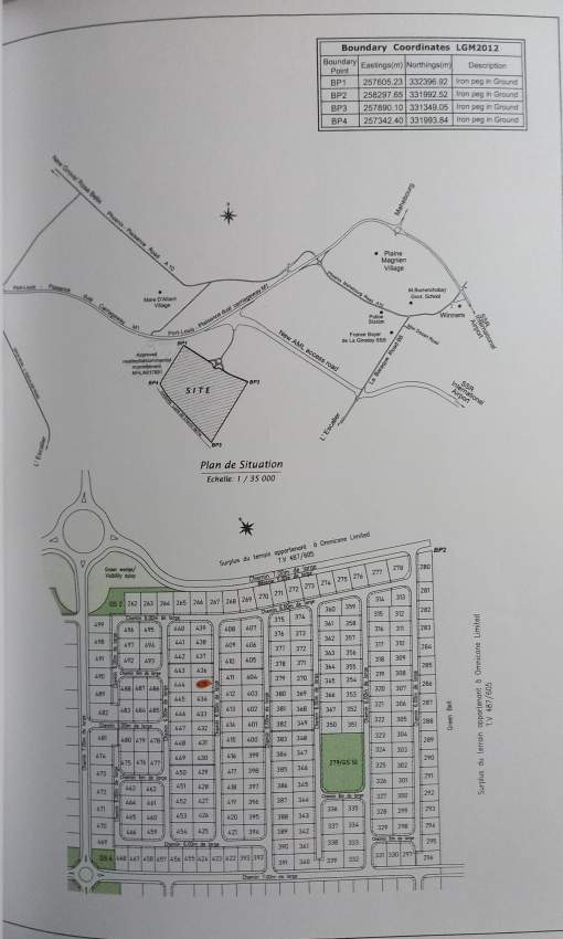 Land for sale at Morcellement Greenview, Mon Tresor. - 0 - Land  on MauriCar