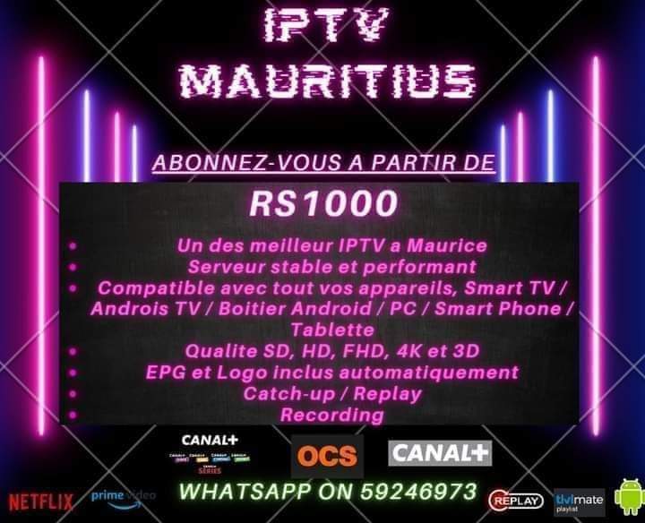 IPTV..Promo..Rs1000. Whatsapp on 59246973 - 0 - Entertainment  on Aster Vender