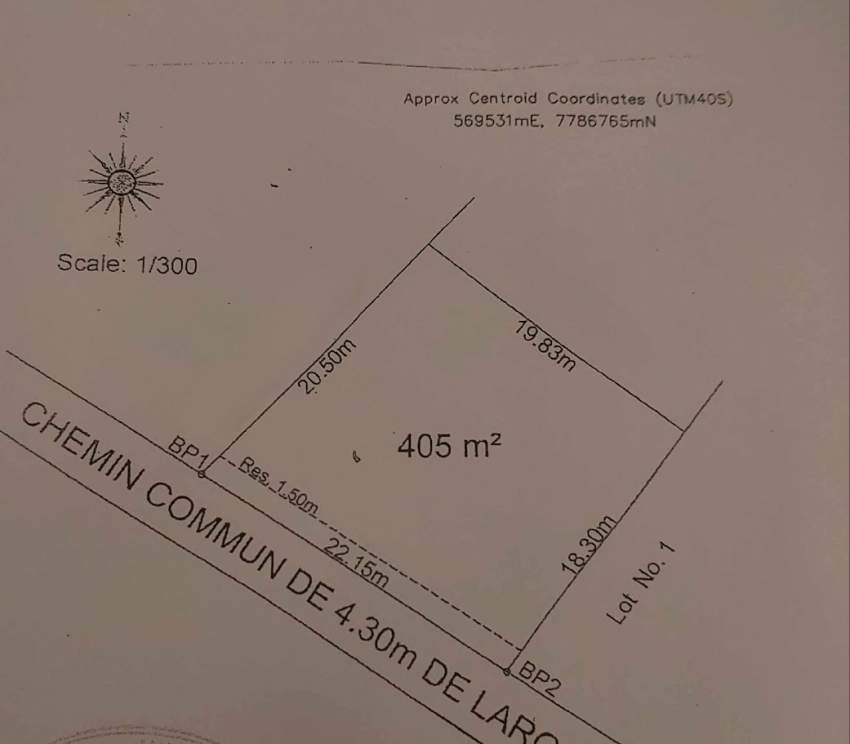 9.6perch Residential land for sale Grand Gaube - 2 - Land  on MauriCar