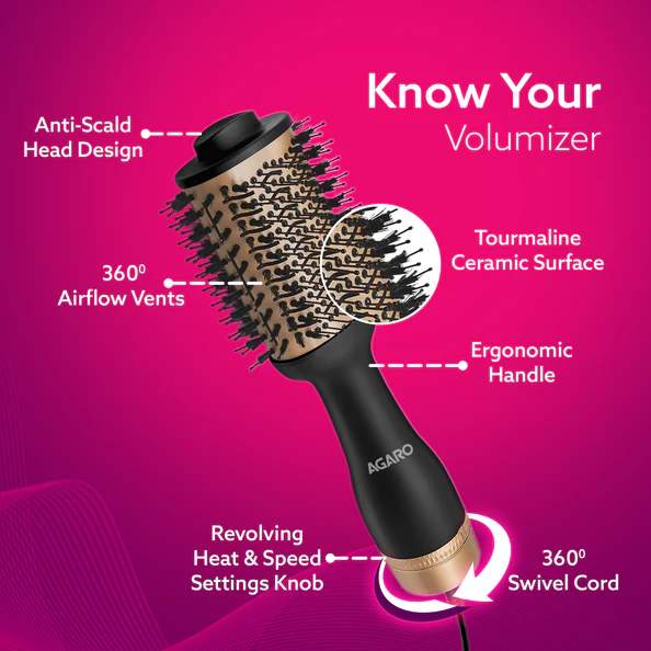 AGARO Volumizer Hair Dryer - 2 - Hair dryer  on Aster Vender