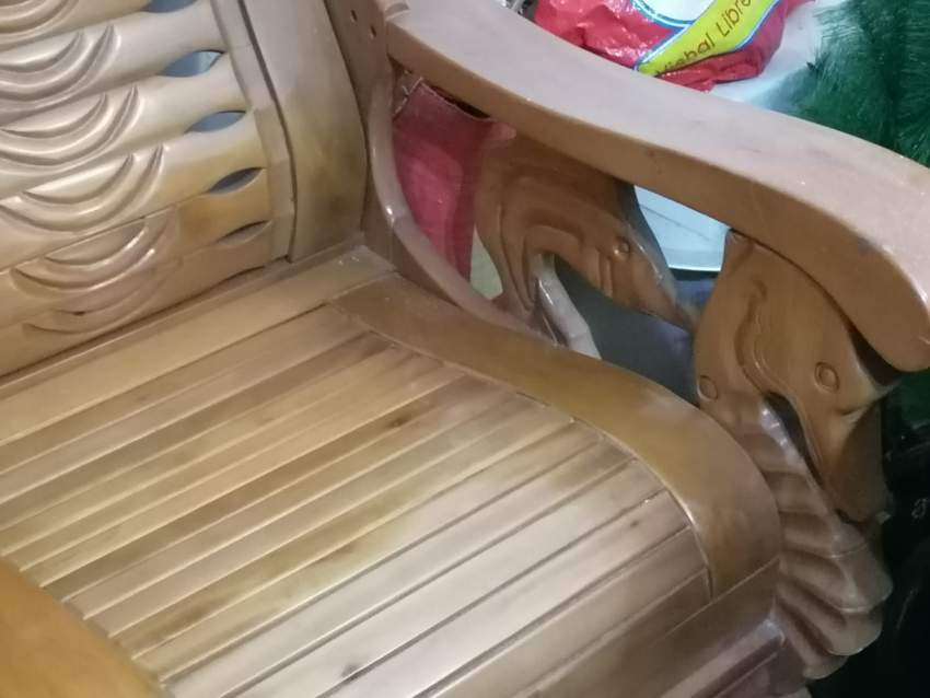 Wooden sofa