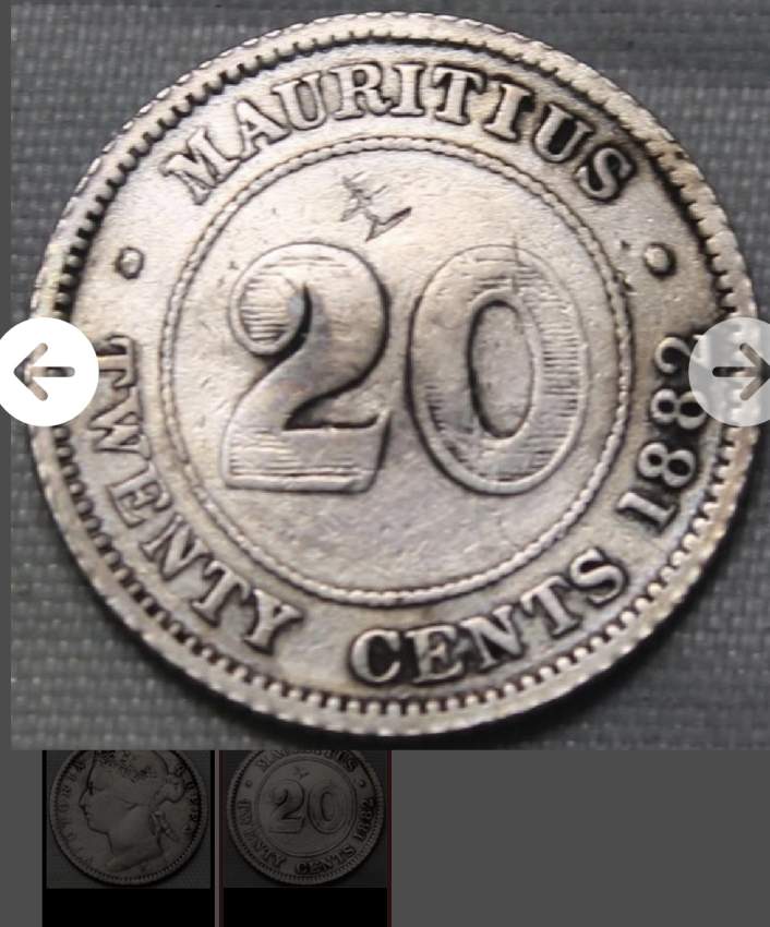 Rarest coin 1884 20 cents on Aster Vender