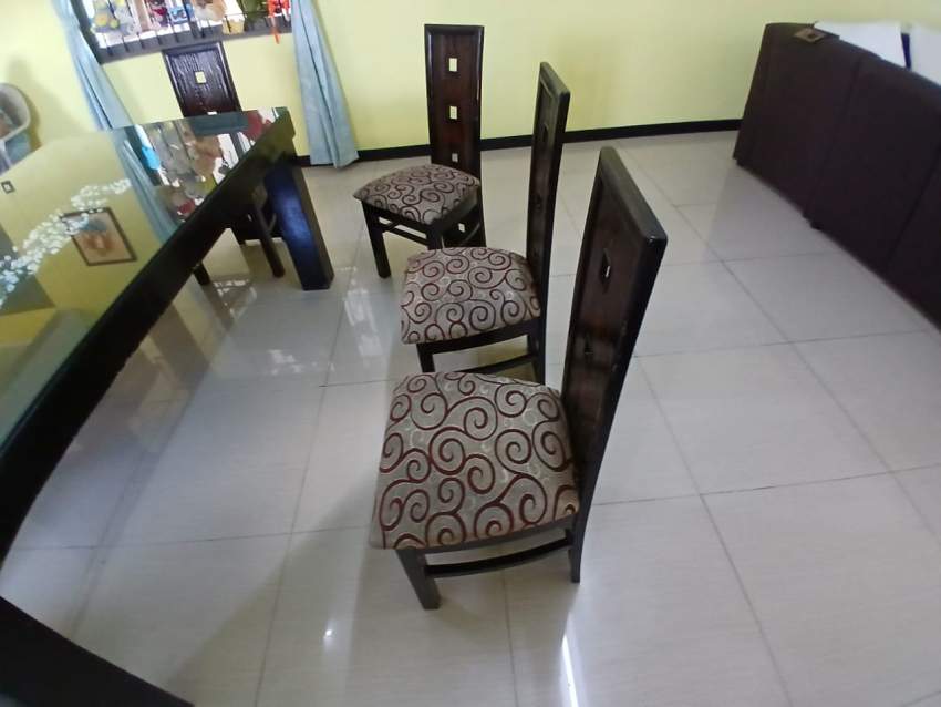 Dining table with 8 chairs