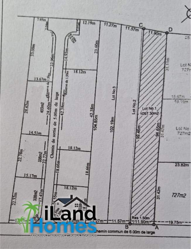 Residential land for sale in a Morcellement at Goodlands - 1 - Land  on Aster Vender